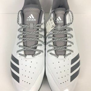 ADIDAS ICON BOUNCE BASEBALL CLEAT WHITE GRAY